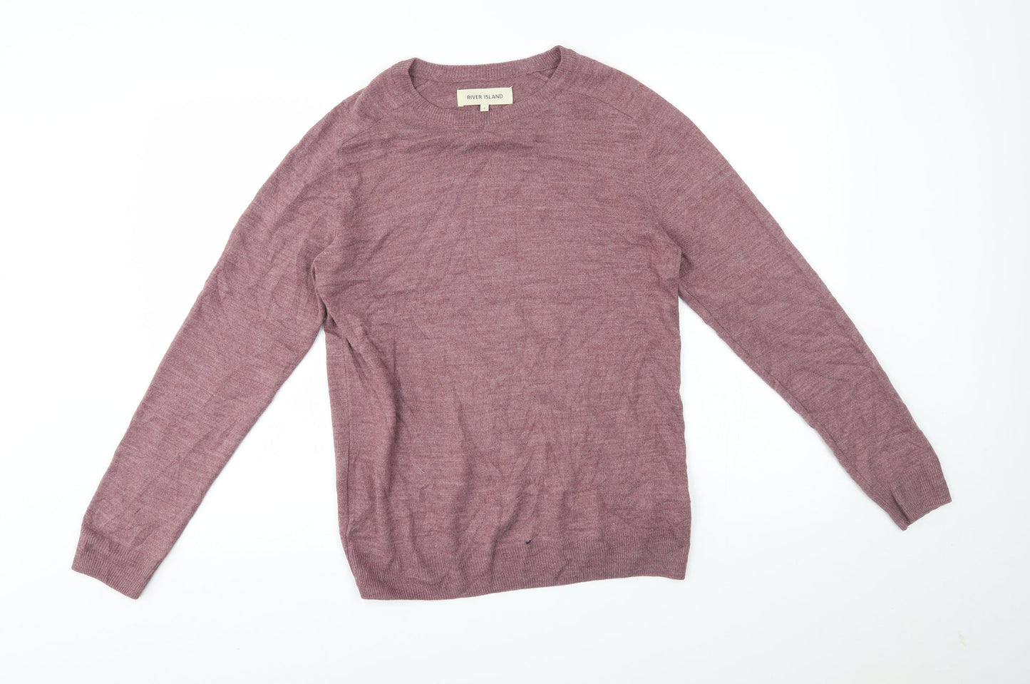 River Island Mens Red   Pullover Jumper Size S