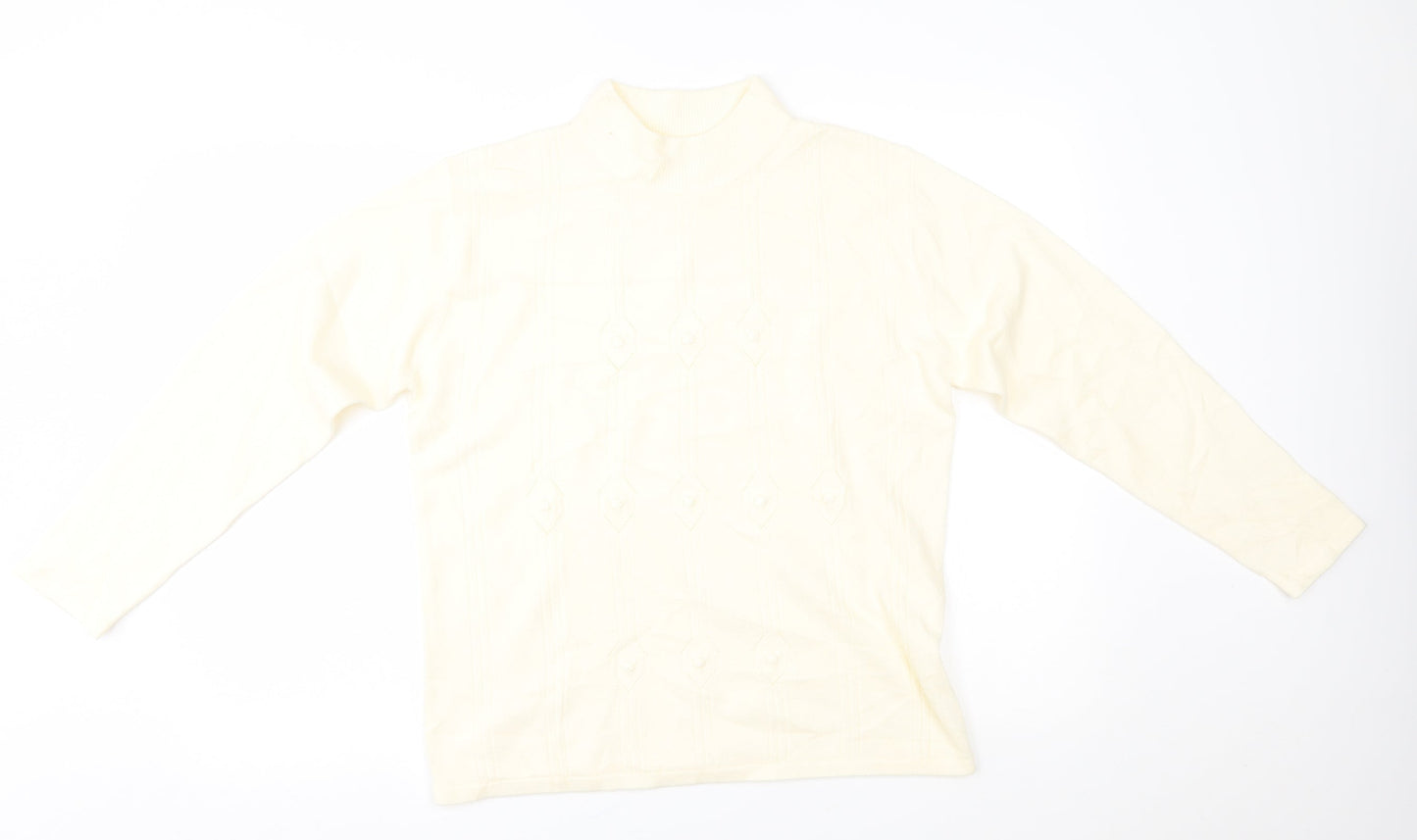 Womens UK Size S bonmarche Beige Pullover Jumper