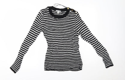 Womens UK Size S H&M Black Pullover Jumper