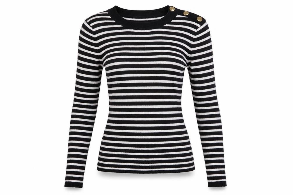 Womens UK Size S H&M Black Pullover Jumper
