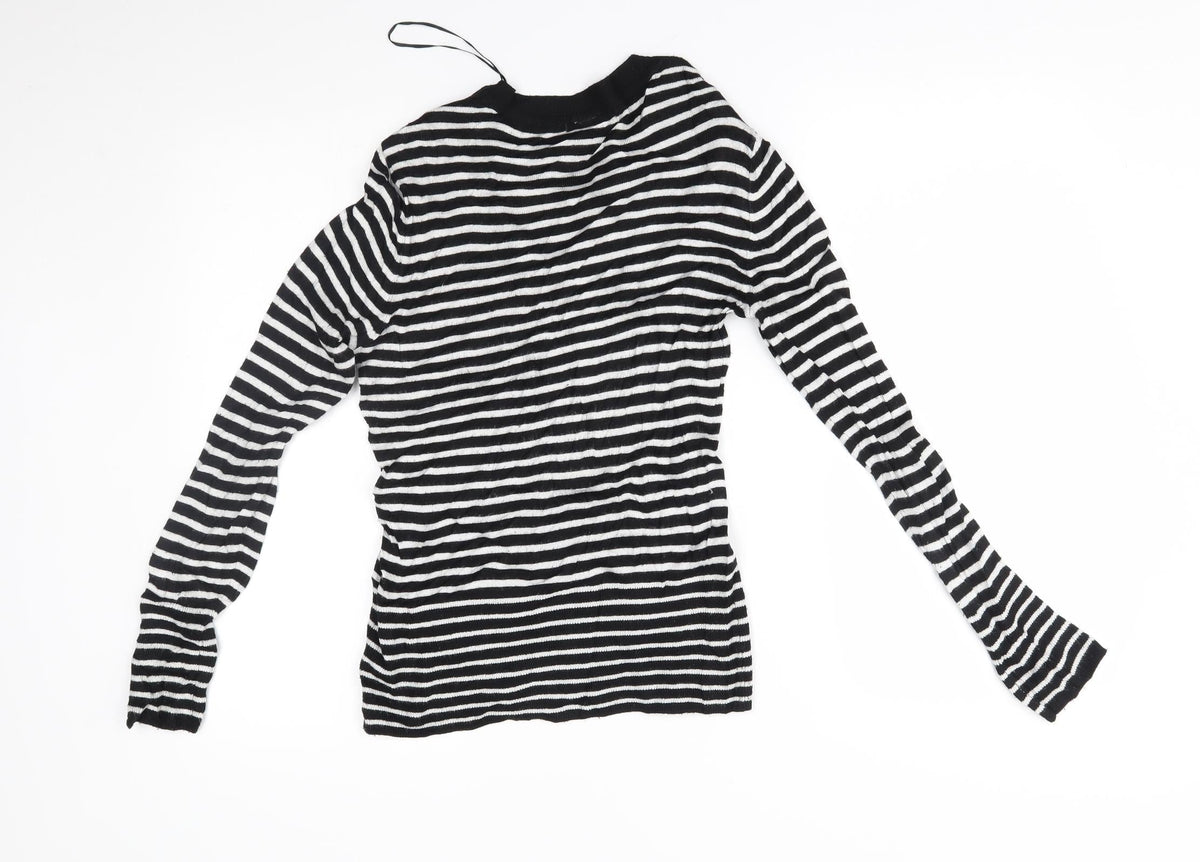 Womens UK Size S H&M Black Pullover Jumper