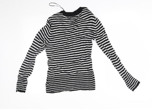 Womens UK Size S H&M Black Pullover Jumper