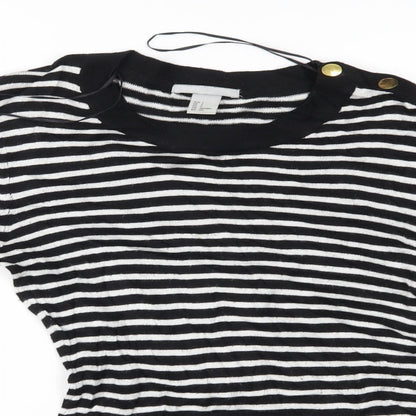 Womens UK Size S H&M Black Pullover Jumper