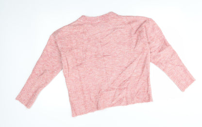 Womens UK Size M M&S Pink Pullover Jumper