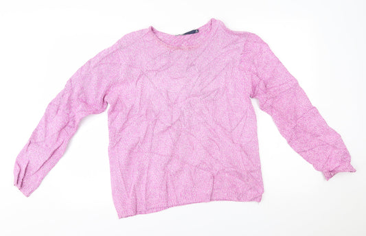 isle Womens Pink   Pullover Jumper Size M