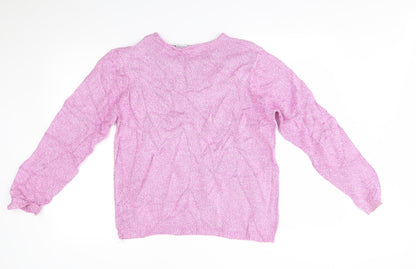 isle Womens Pink   Pullover Jumper Size M