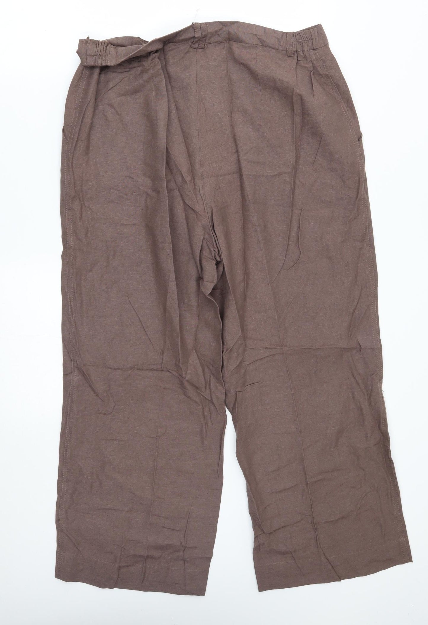 Joanna Hope Womens Brown   Trousers  Size 16 L24 in