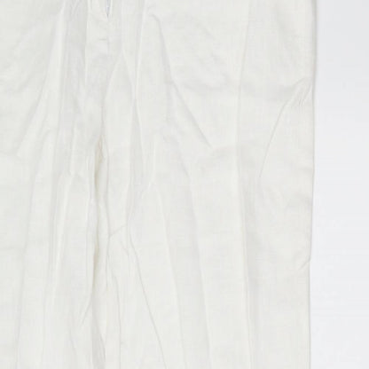 amophora Womens White   Trousers  Size L L26 in