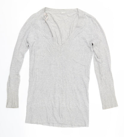 Womens UK Size 12 New Look Grey Pullover Jumper