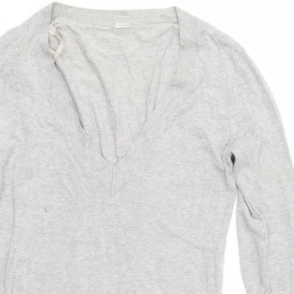 Womens UK Size 12 New Look Grey Pullover Jumper