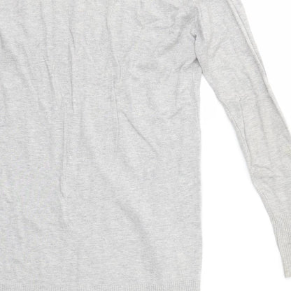 Womens UK Size 12 New Look Grey Pullover Jumper