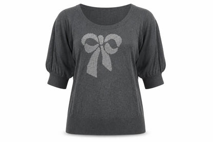 Womens UK Size 10 New Look Grey Pullover Jumper