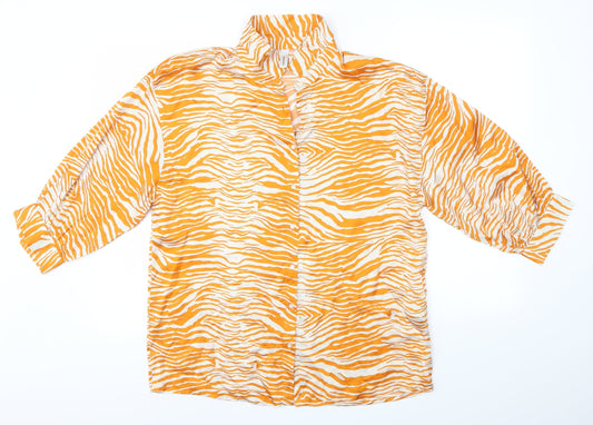 Soyaconcept Mens Multicoloured Animal Print   Button-Up Size M