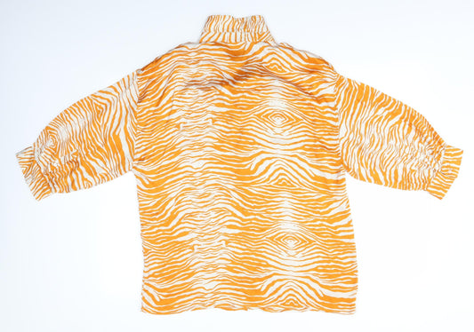 Soyaconcept Mens Multicoloured Animal Print   Button-Up Size M