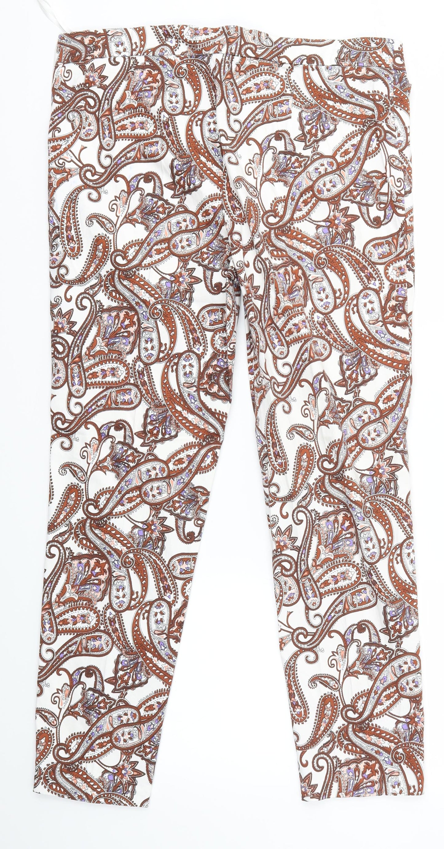 F&F Womens Multicoloured   Trousers  Size 12 L26 in