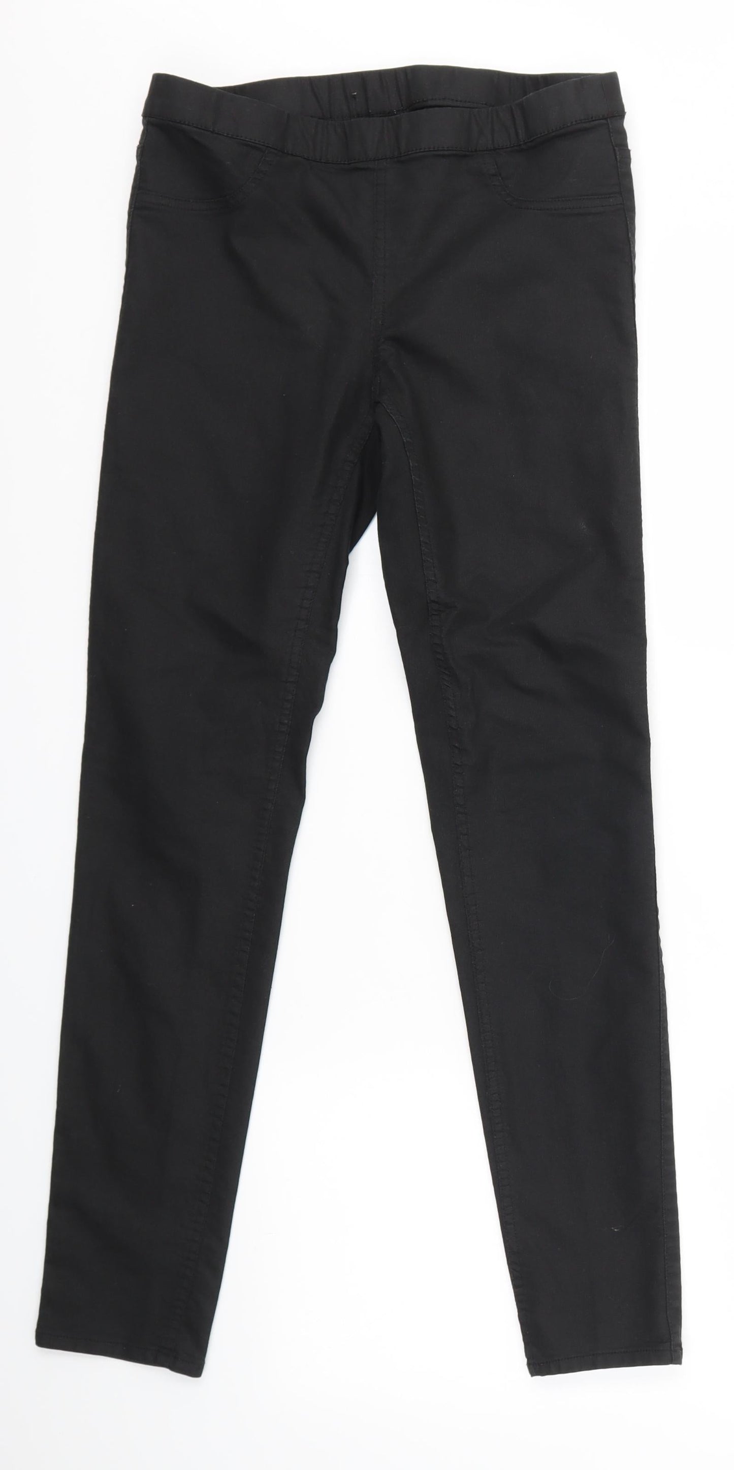 Womens UK Size 8 H&M Regular Fit Skinny Black Jeans