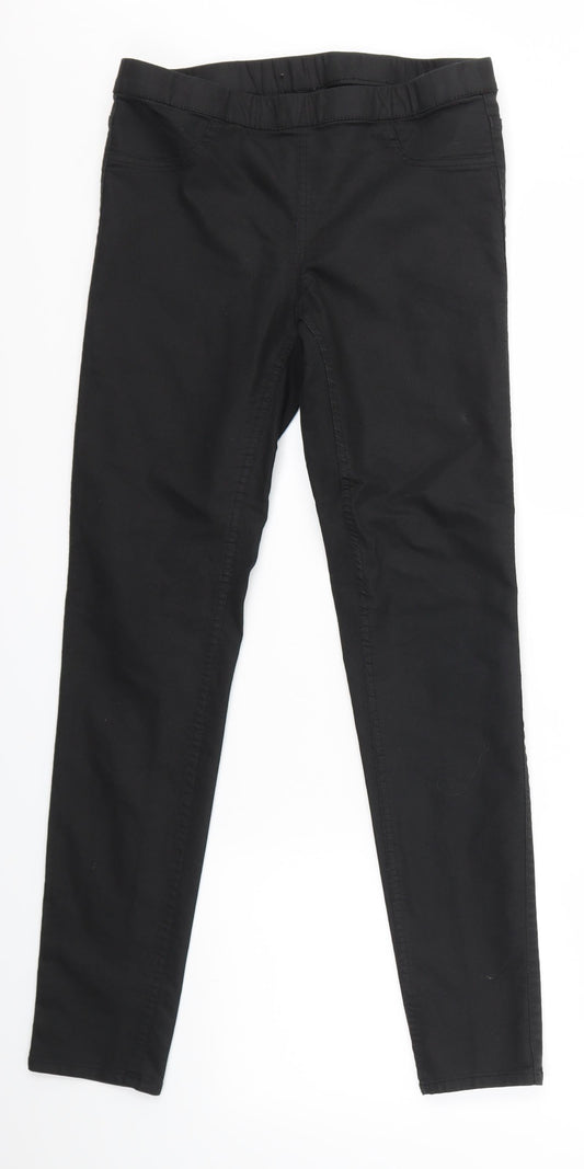 Womens UK Size 8 H&M Regular Fit Skinny Black Jeans