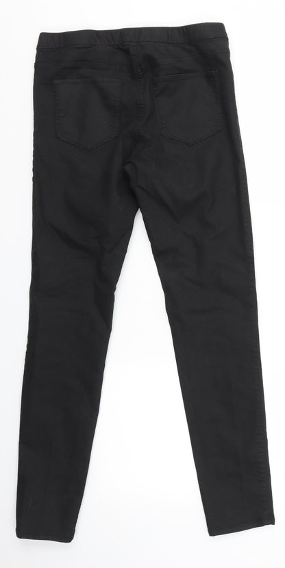Womens UK Size 8 H&M Regular Fit Skinny Black Jeans