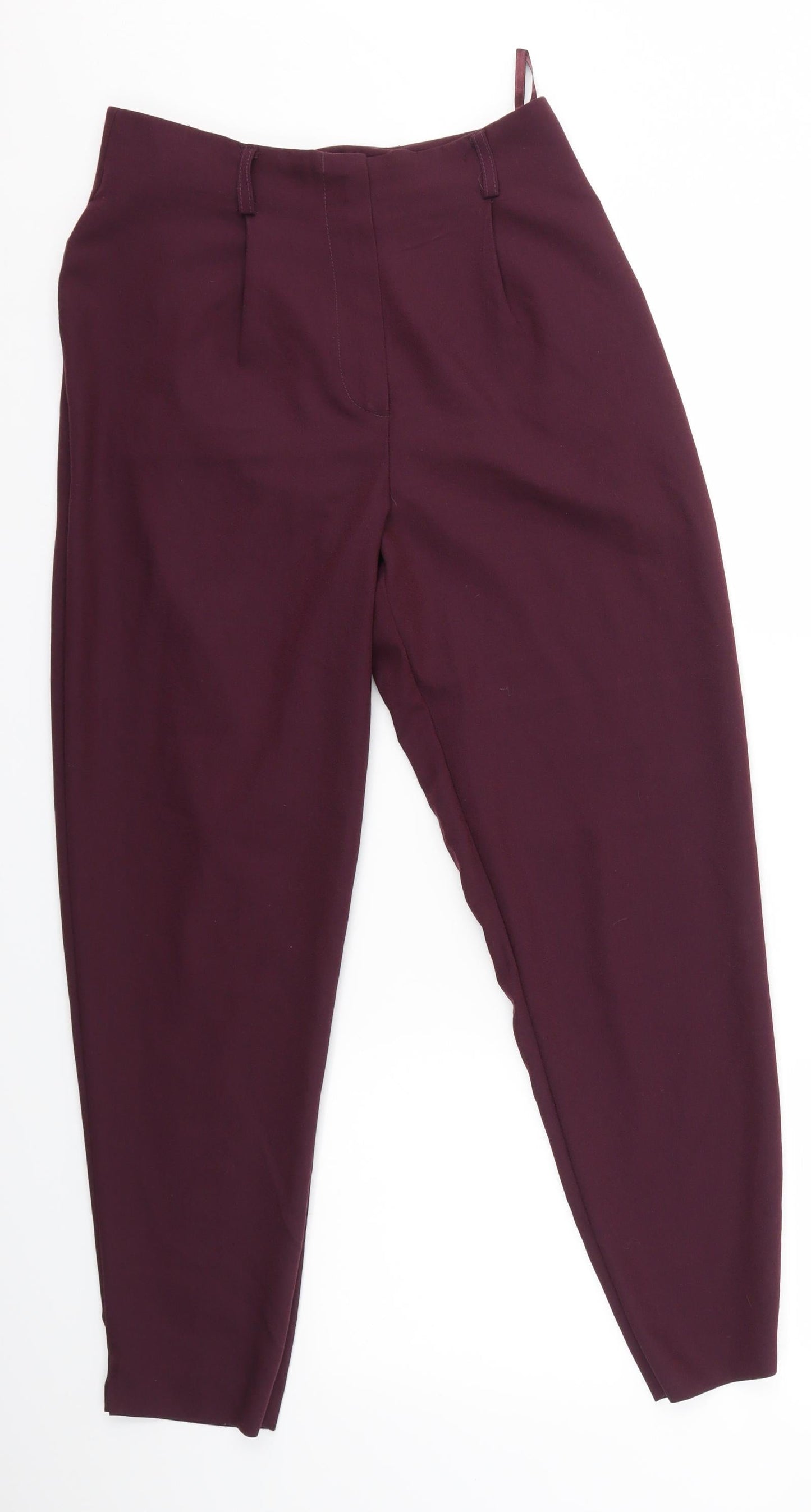 New Look Womens Purple   Dress Pants Trousers Size 8 L26 in