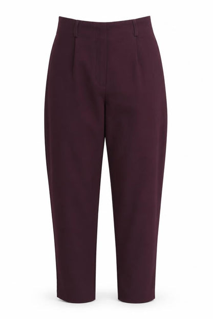 Womens UK Size 8 New Look Regular Fit Dress Pants Purple Trousers