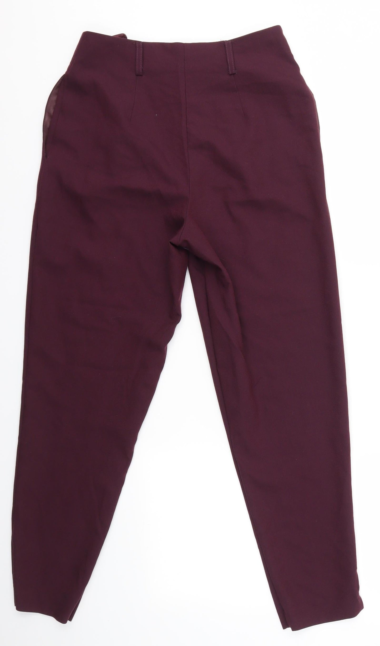 New Look Womens Purple   Dress Pants Trousers Size 8 L26 in