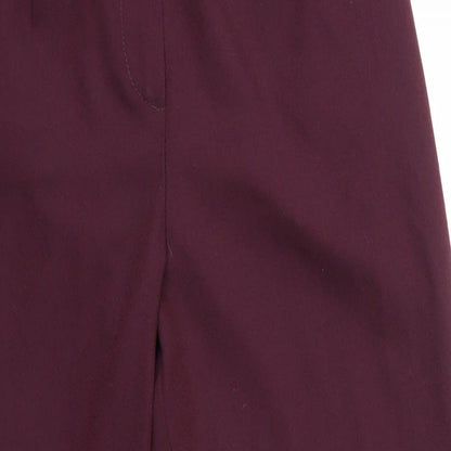 New Look Womens Purple   Dress Pants Trousers Size 8 L26 in