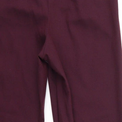 New Look Womens Purple   Dress Pants Trousers Size 8 L26 in