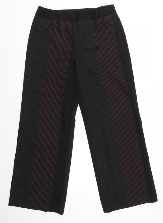 Womens UK Size 16 M&S Regular Fit Dress Pants Multicoloured Trousers