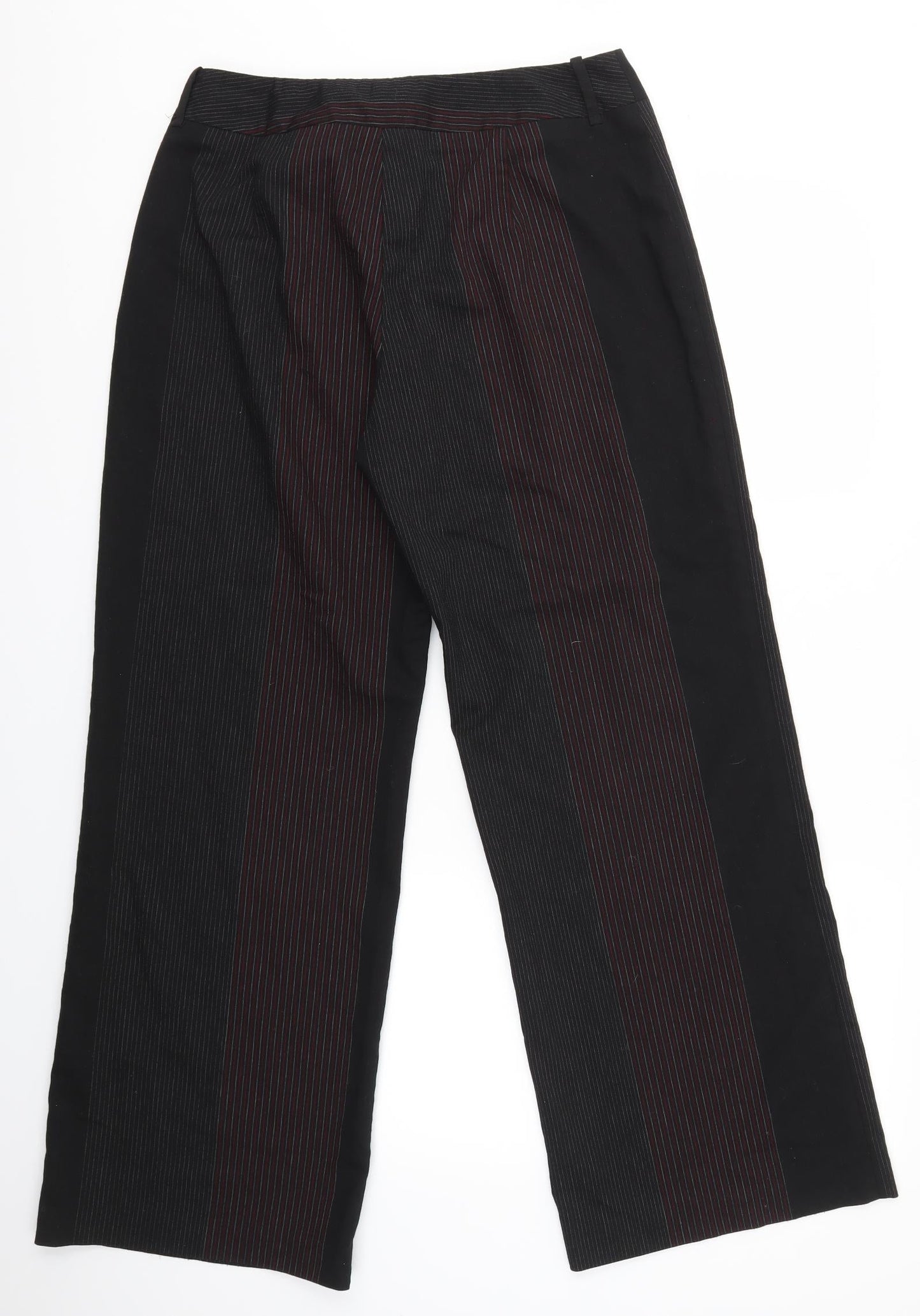 Womens UK Size 16 M&S Regular Fit Dress Pants Multicoloured Trousers