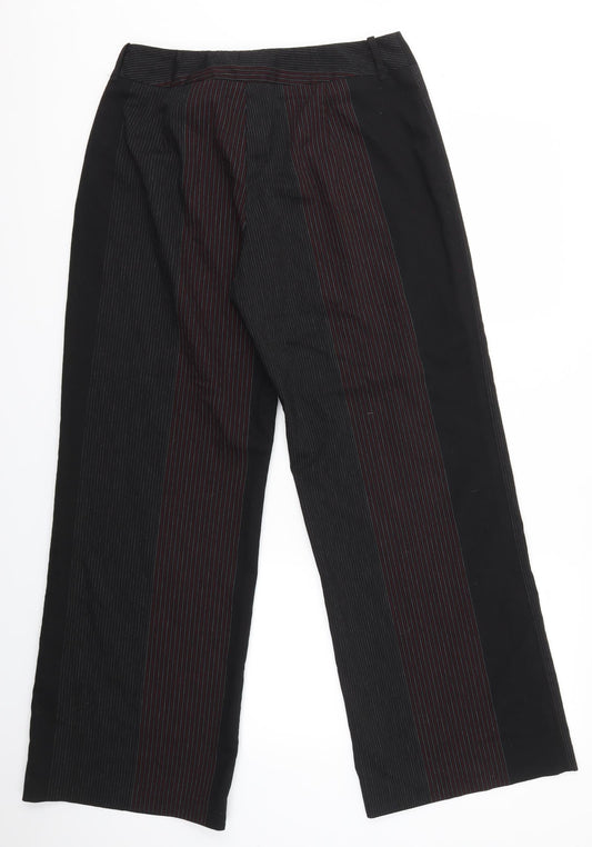 Womens UK Size 16 M&S Regular Fit Dress Pants Multicoloured Trousers