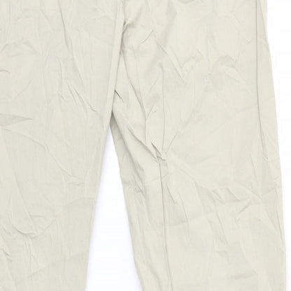 Womens UK Size 10 Clockhouse Regular Fit  Beige Trousers