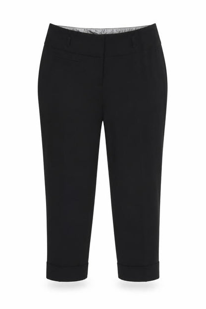 Womens UK Size 14 Matalan Regular Fit Dress Pants Black Trousers