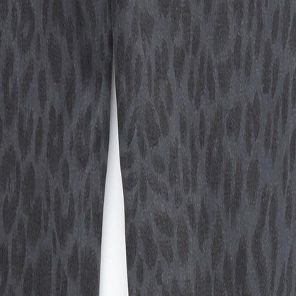 Redial Womens Multicoloured Animal Print  Skinny Jeans Size 6 L27 in