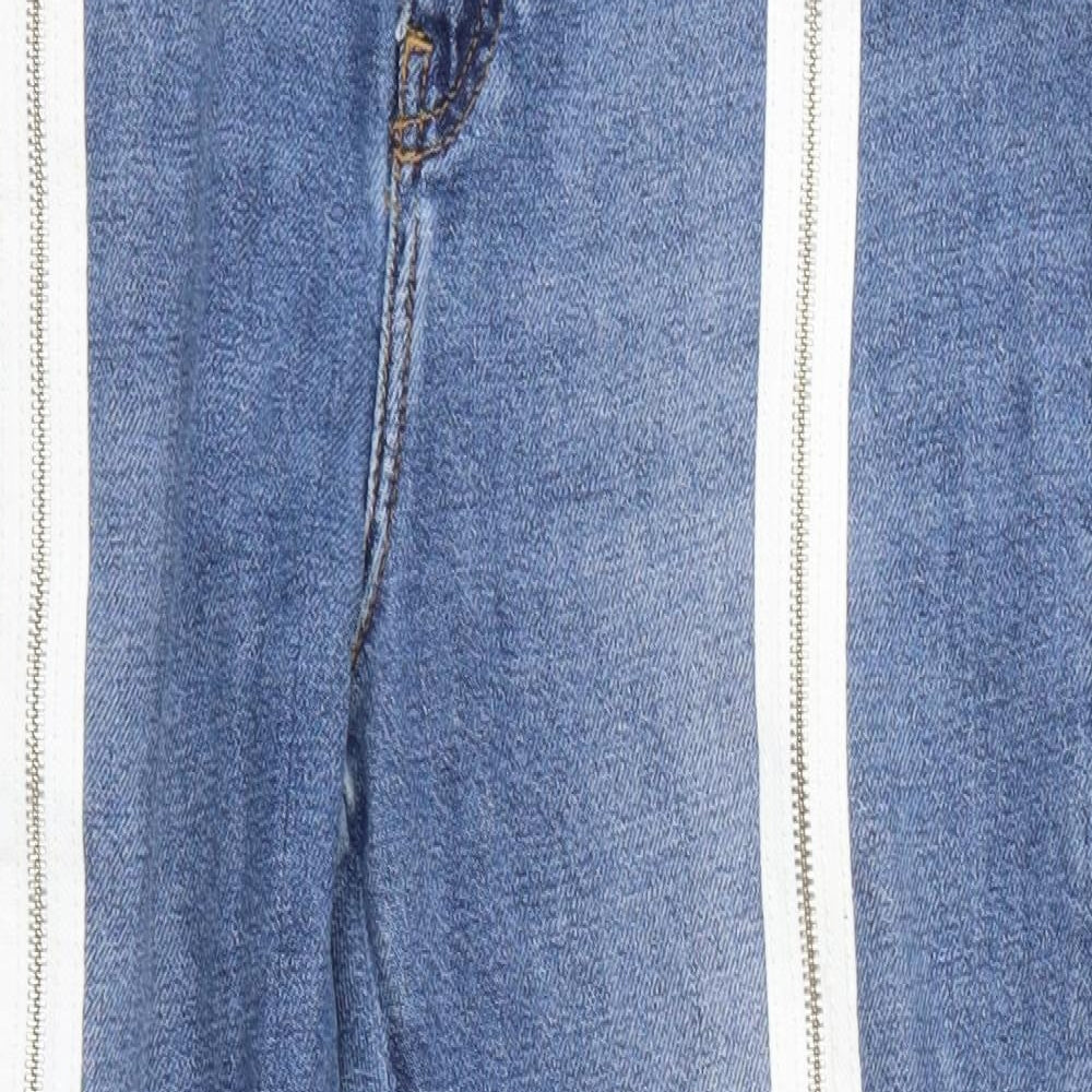 Topshop Womens Blue   Straight Jeans Size 32 in L30 in