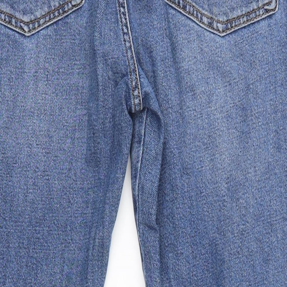 Topshop Womens Blue   Straight Jeans Size 32 in L30 in