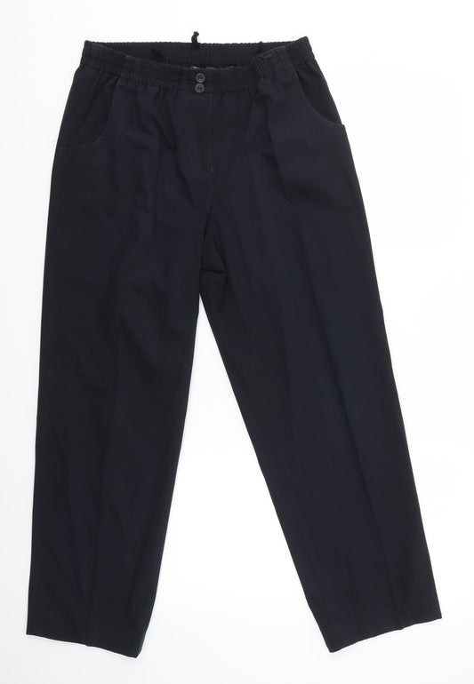 Come On Womens Grey   Trousers  Size 16 L28 in - Workwear