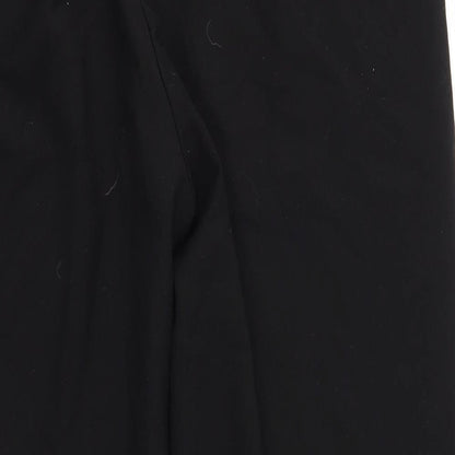 Womens UK Size 14 slimma Regular Fit Dress Pants Black Trousers