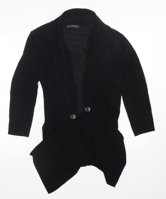Just Elegance Womens Black   Cardigan Jumper Size M