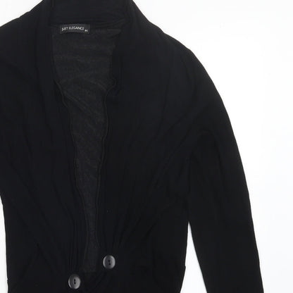 Just Elegance Womens Black   Cardigan Jumper Size M