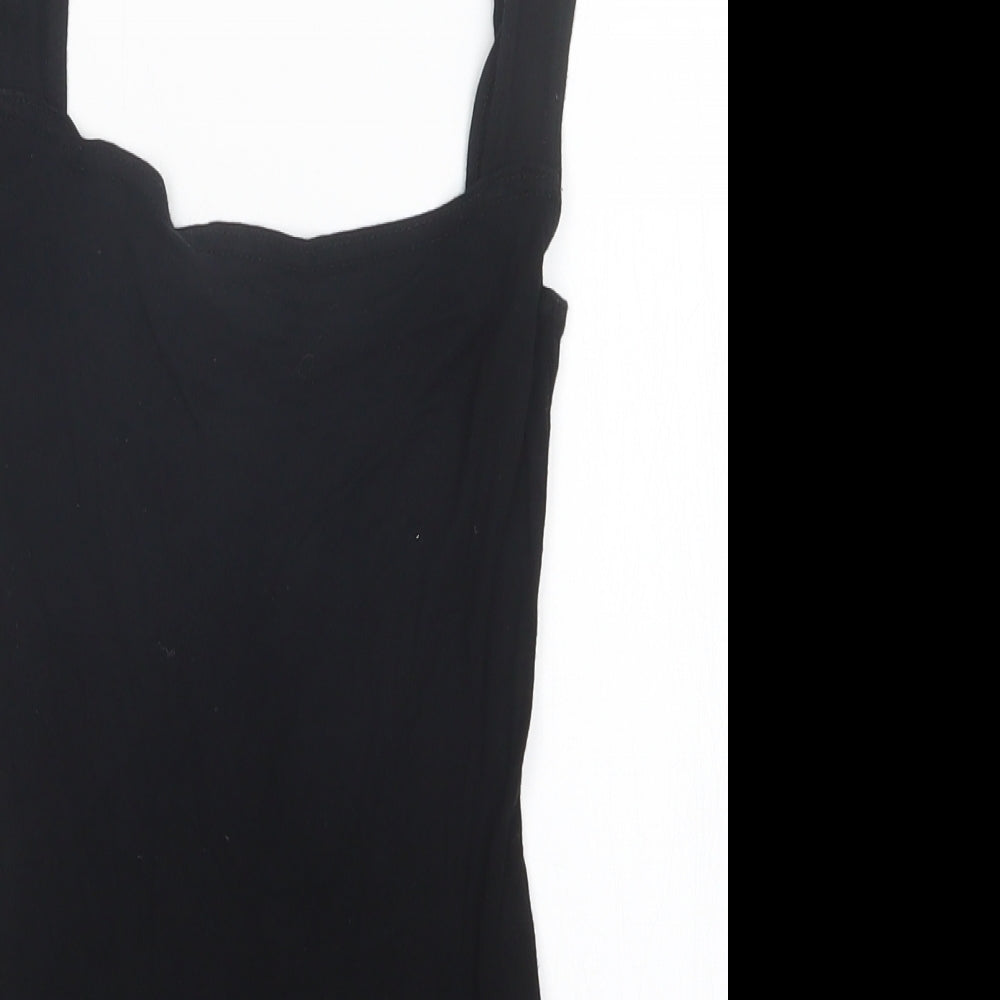 PRETTYLITTLETHING Womens Black   Bodysuit One-Piece Size 6