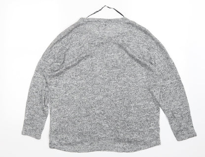 6ixty 8ight Womens Grey   Pullover Jumper Size L