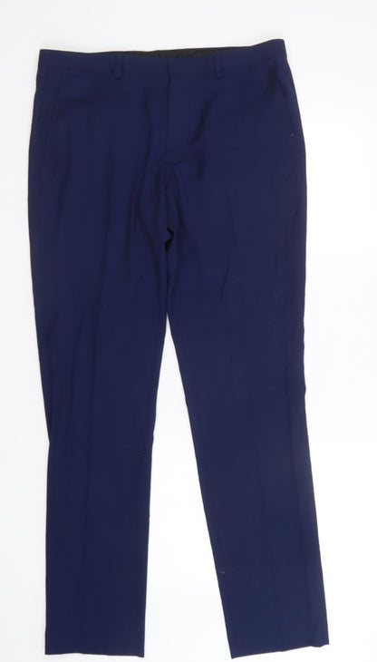 Burton Womens Blue   Trousers  Size 34 L31 in