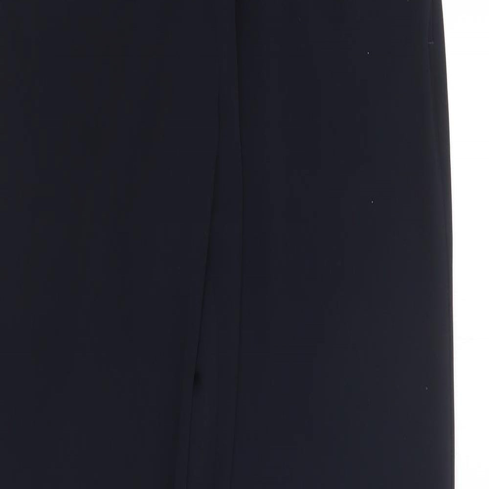 Womens UK Size 10 M&S Regular Fit  Black Trousers