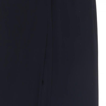 Womens UK Size 10 M&S Regular Fit  Black Trousers