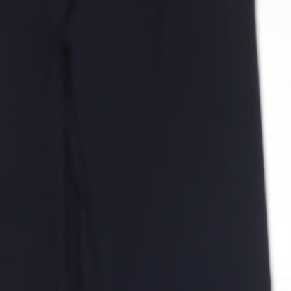 Womens UK Size 10 M&S Regular Fit  Black Trousers