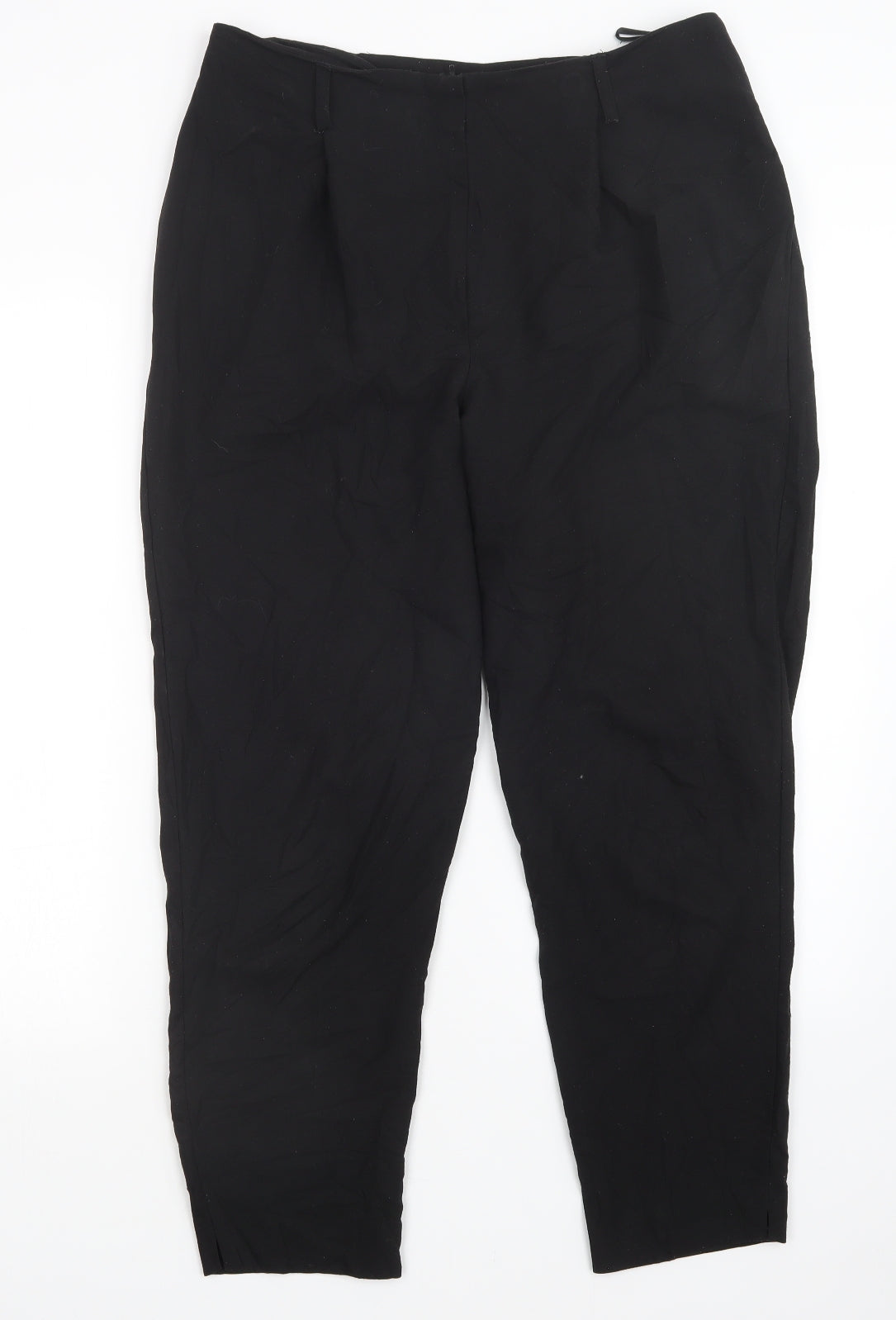 New Look Womens Black   Trousers  Size 12 L27 in