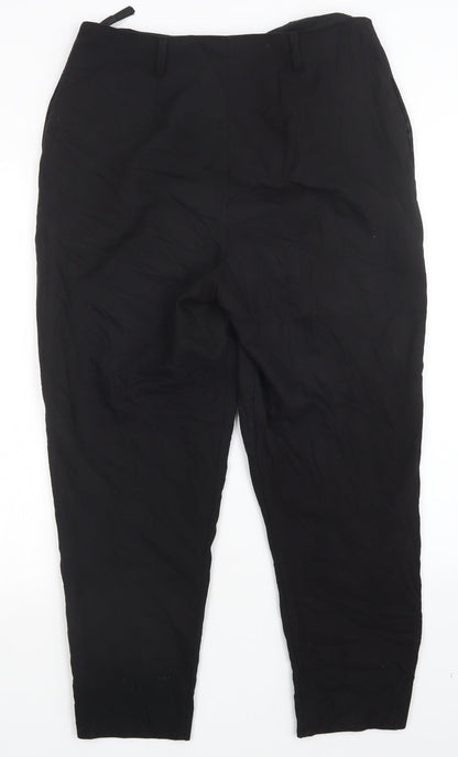 New Look Womens Black   Trousers  Size 12 L27 in
