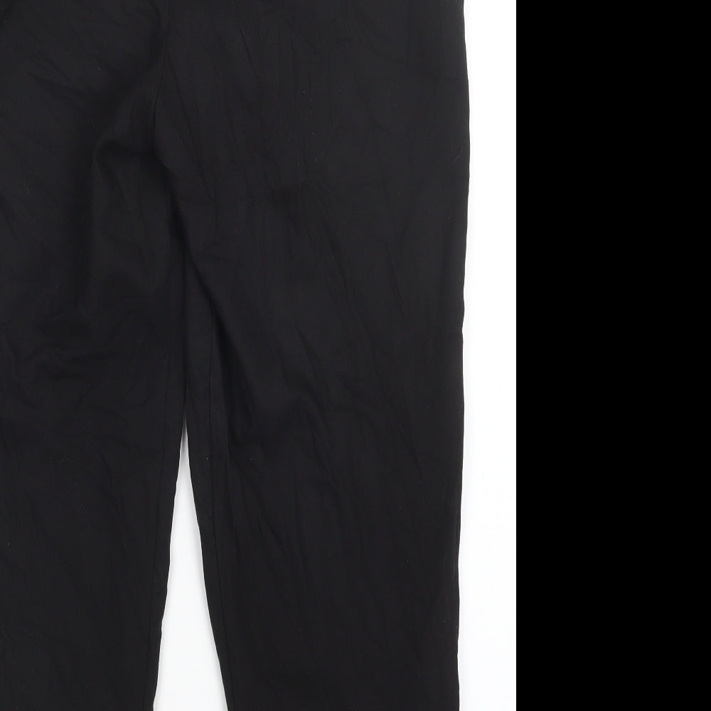 New Look Womens Black   Trousers  Size 12 L27 in