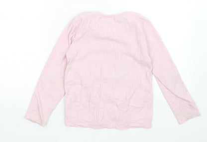 Primark Girls Pink   Top Pyjama Top Size 8-9 Years  - Mulan