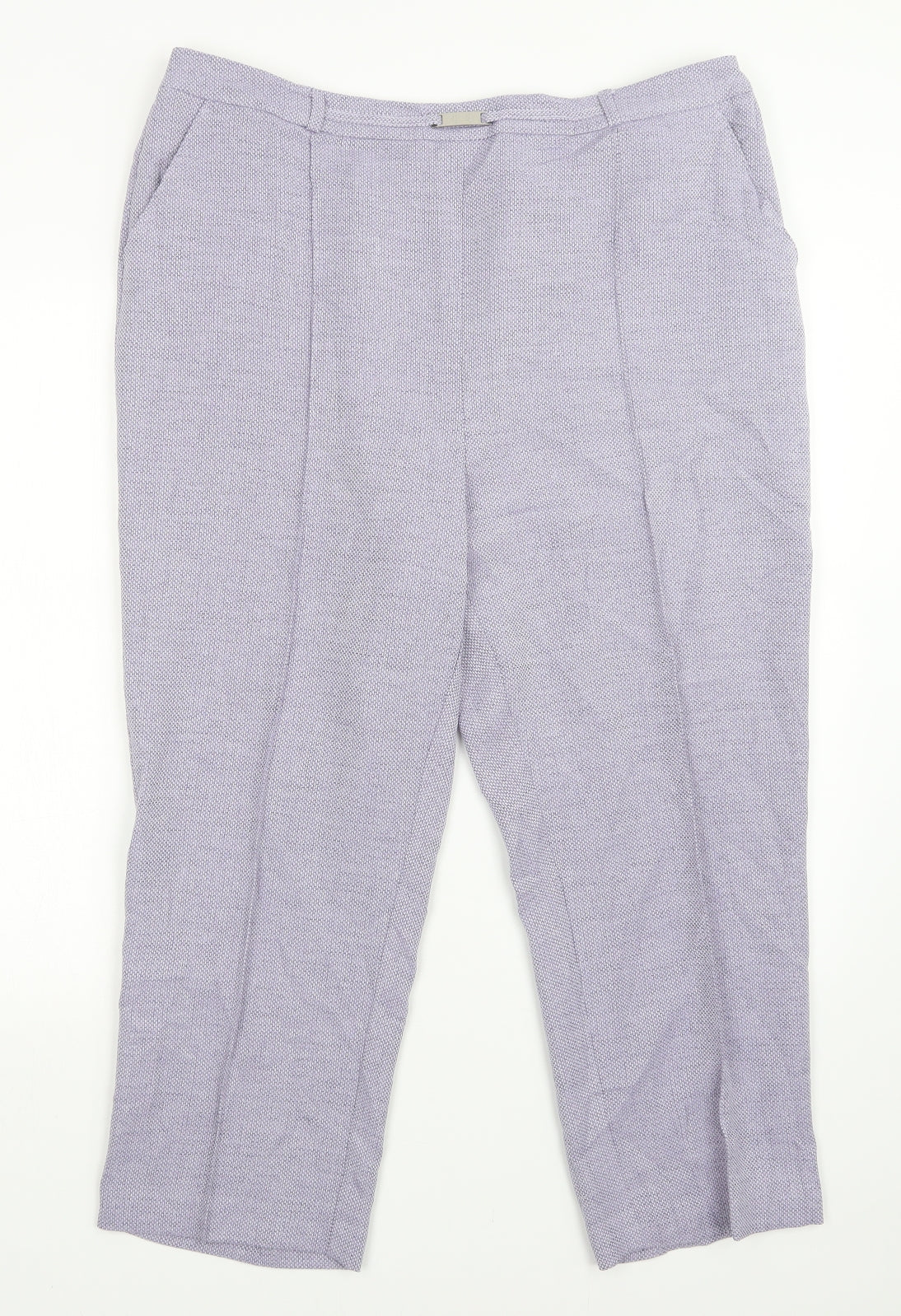 Womens UK Size 20 EWM Regular Fit  Purple Trousers